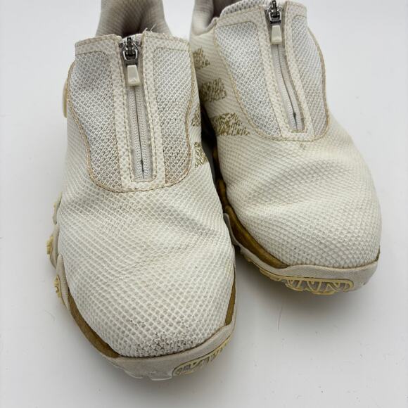 Adidas Codechaos 22 BOA White Gold Spikeless Golf Shoes Men's 8 - Picture 10 of 13